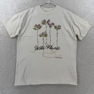 Vintage The Nature Company Shirt Adult Large White Wild Flowers Graphic Tee